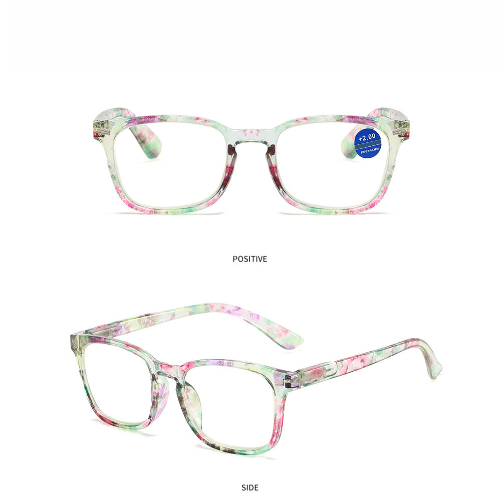 Fashion Blue Light Blocking Reading Glasses with Jiangnan Pattern