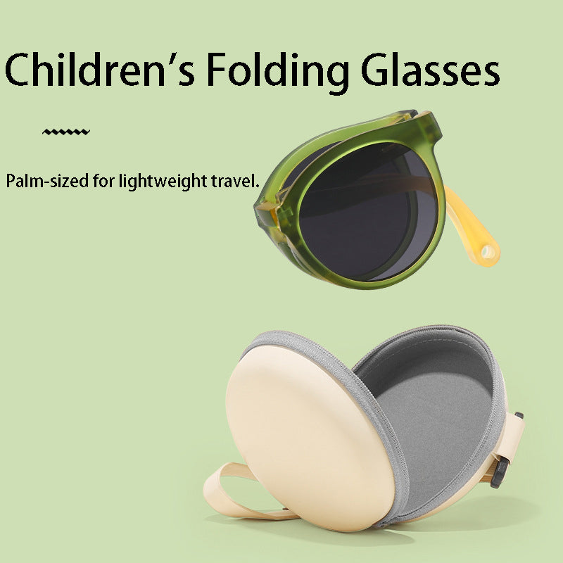 Kids' Fashionable Folding Polarized Sunglasses