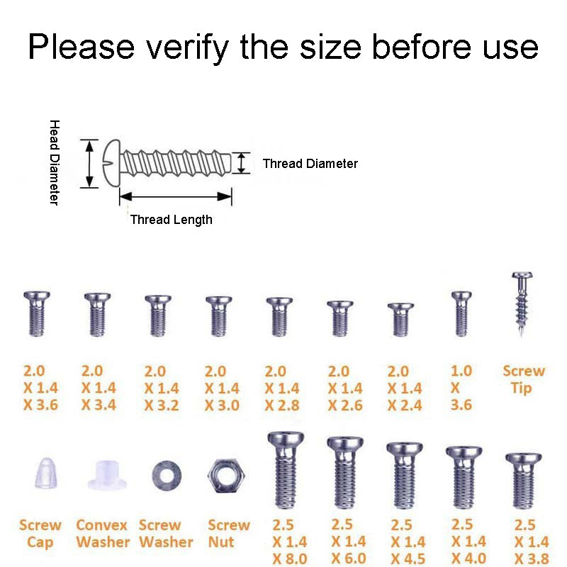 Eyeglass Repair Kit with Screwdrivers and Screws