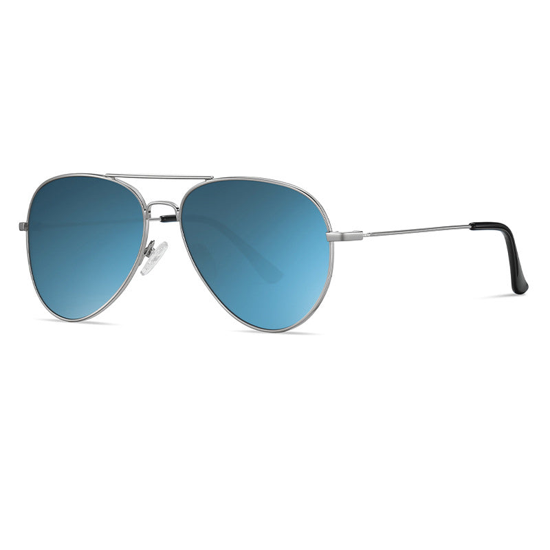 Green Coated Concave Sunglasses