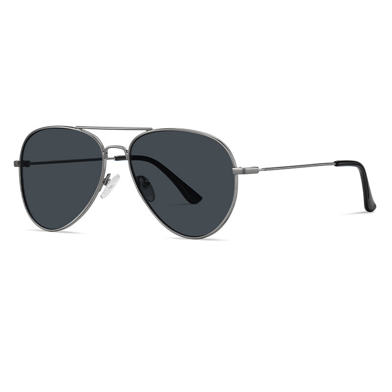 Green Coated Concave Sunglasses